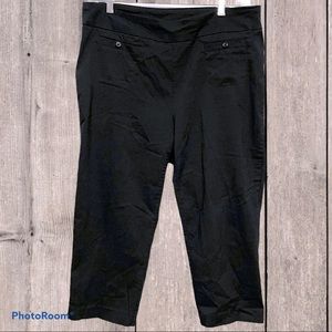 * 2 for 25 * Briggs black Capri slacks